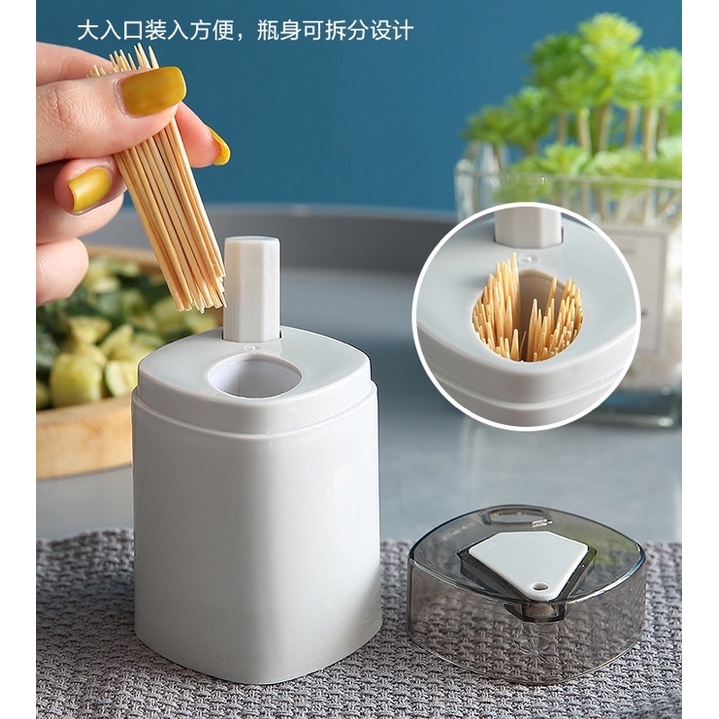 Lọ Tăm nhấn nút lấy tự động tiện ích