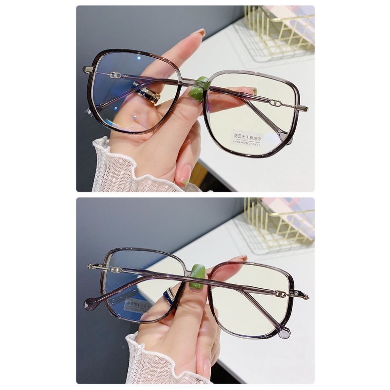 Kính mắt CHARMRAY TR90 chống tia bức xạ phong cách cổ điển thời trang dành cho cả nam và nữ