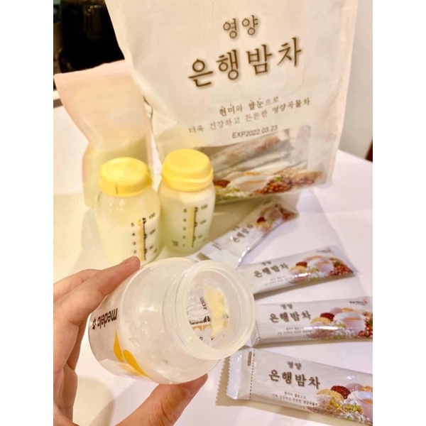 Ngũ Cốc Hạnh Nhân Hạt Dẻ DONGIL Hàn Quốc -  Bịch 50 Gói - ít đường, ít béo, thích hợp mẹ sau sinh, người cần giảm béo