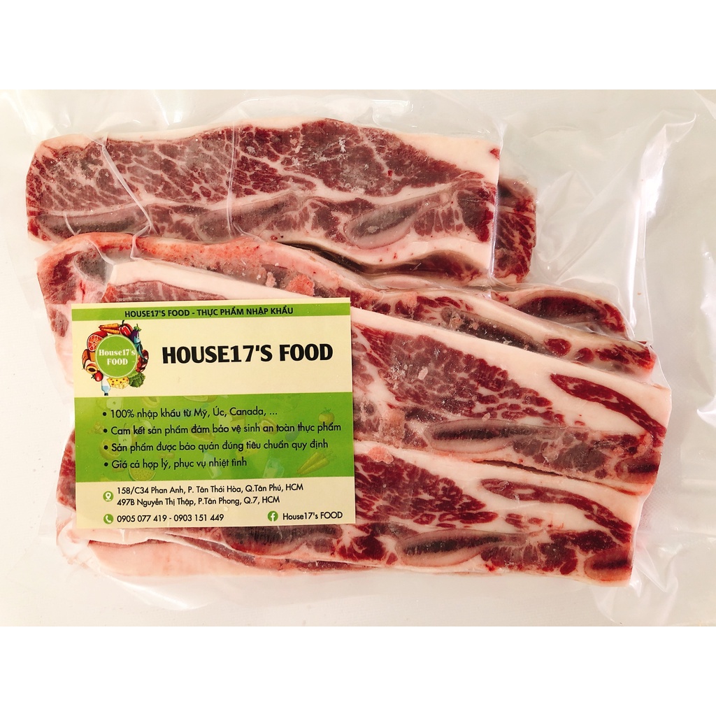 SƯỜN BÒ MỸ CÓ XƯƠNG 1KG - EXCEL