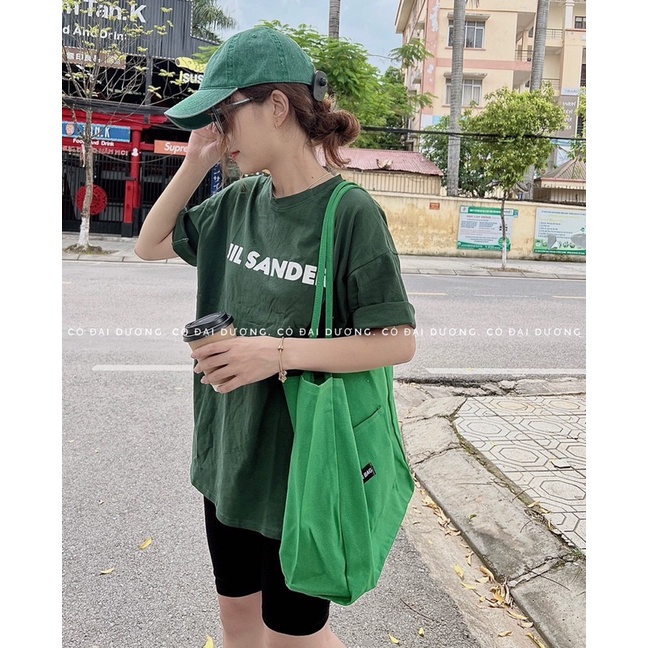 Áo phông JIL màu xanh DA6
