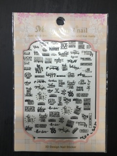 Sticker Dán Móng 3D ( phân loại hàng xem mẫu)