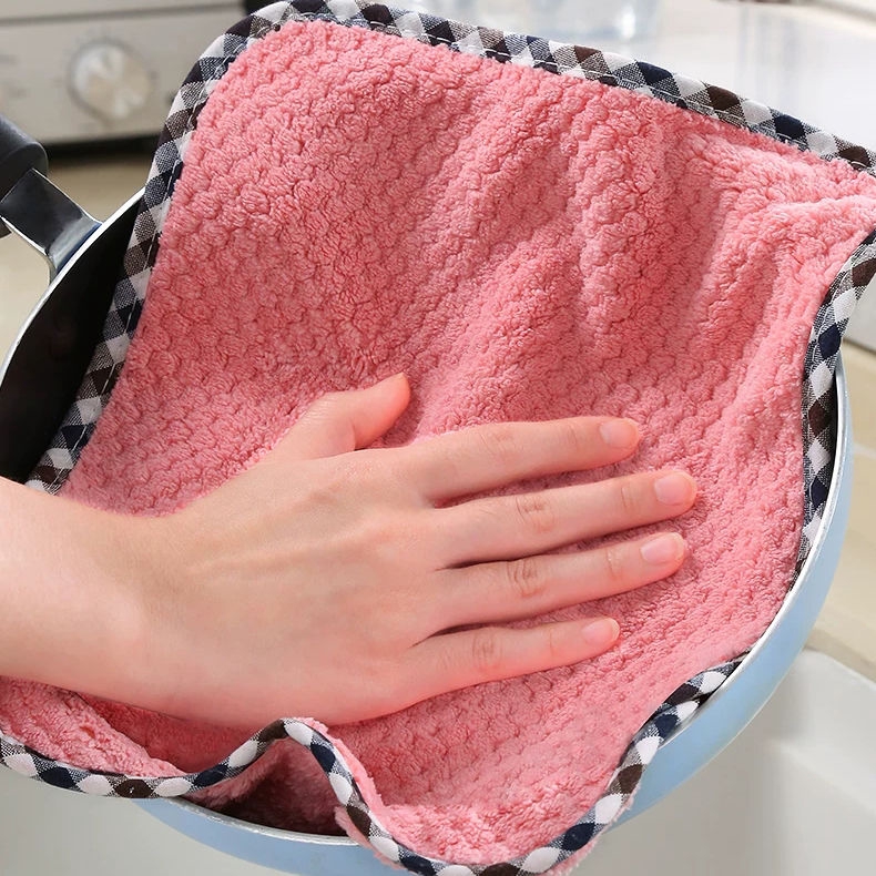 Khăn lau chén dĩa bằng sợi micro không mùi tiện dụng cho nhà bếp