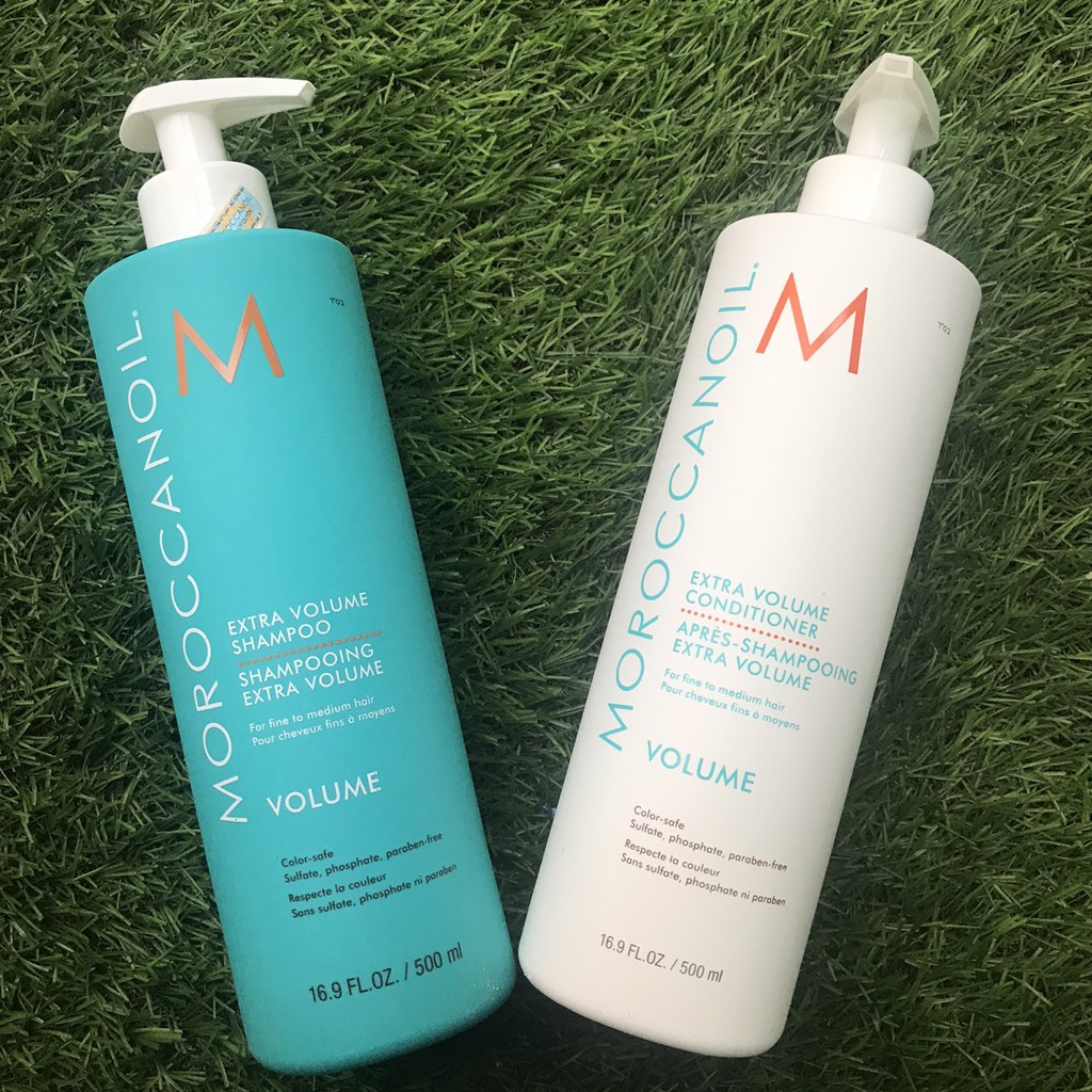 🌼Chính hãng 🌺 Dầu gội xả tăng phồng Moroccanoil Volume Extra 500mlx2