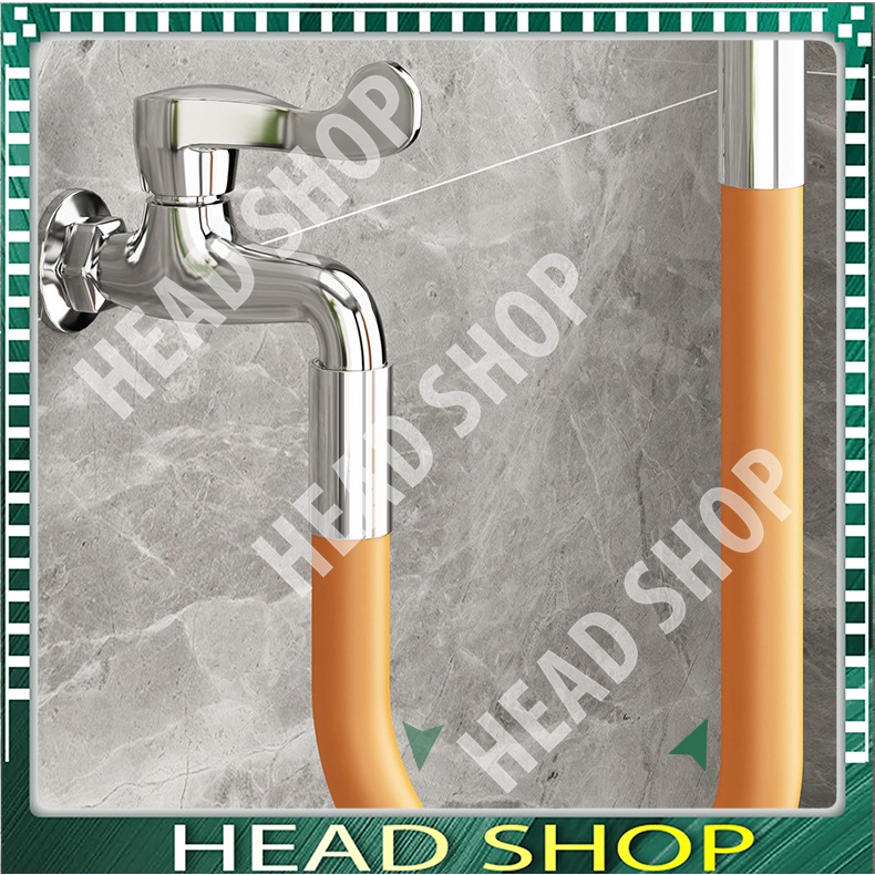 Đầu vòi nước ống nối dài tăng áp linh hoạt mã V2 xoay 720° theo mọi hướng dài 50cm HEADSHOP