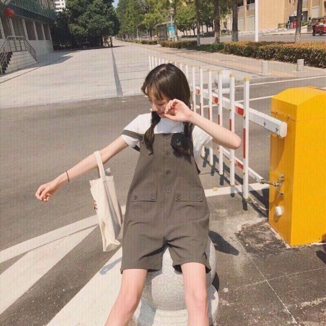 Yếm xanh lính phoi áo thun