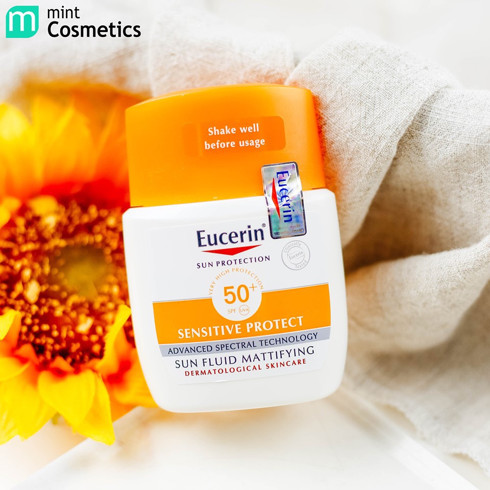 Kem Chống Nắng Eucerin Sun Fluid Mattifying Sensitive 50ml