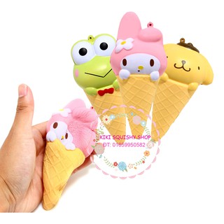 Squishy kem ốc quế ngộ nghĩnh 18cm