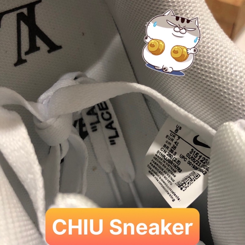 Giày thể thao nam nữ tăng chiều cao air force 1 Full trắng LV phiên bản cao cấp giày Sneaker Af1 trắng