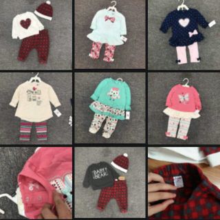Bộ nỉ cotton hãng baby gear