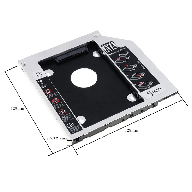 Khay đựng ổ đĩa cứng HDD Universal 9,5mm 12,7mm chất lượng cao