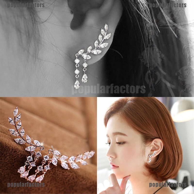 Khuyên tai tua rua đính đá thời trang cho nữ chất lượng cao