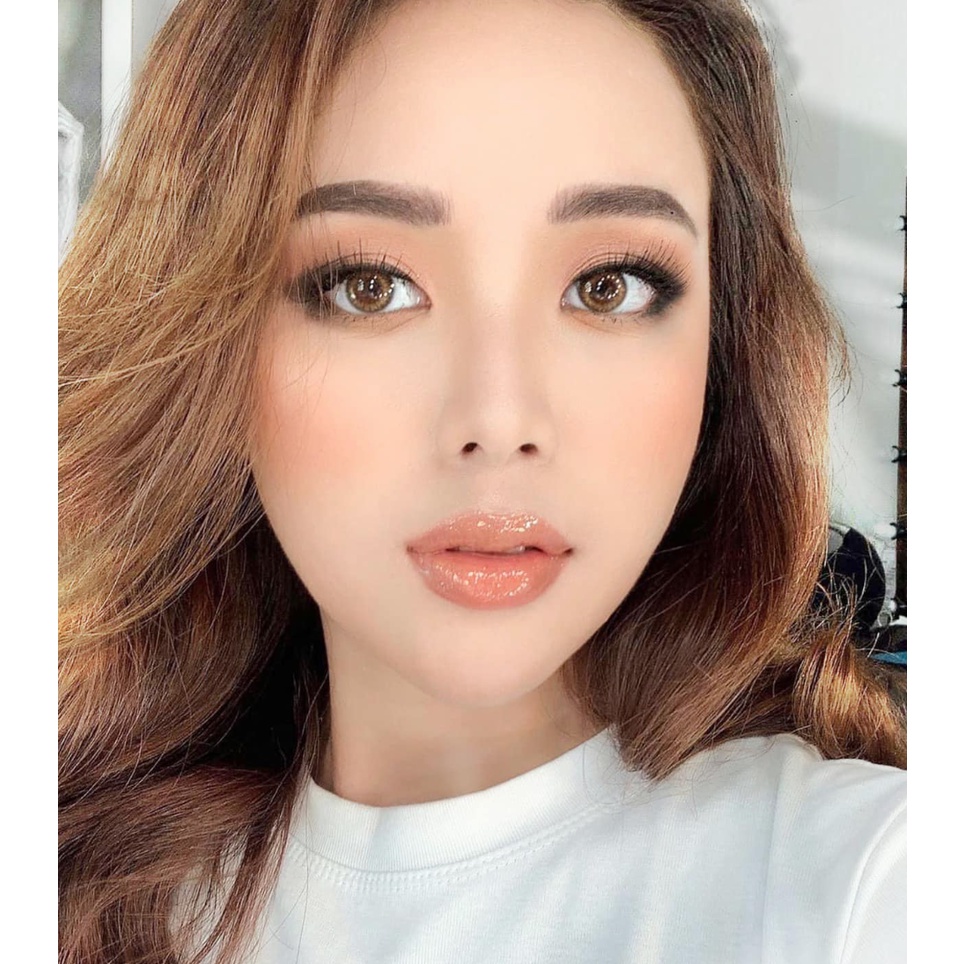 Nami - Lens Nâu Mật Ong Tự Nhiên - Đường Kính 12.8mm - Bảo Hành 2 Tuần - Chính Hãng Hàn Quốc - DeNOOR