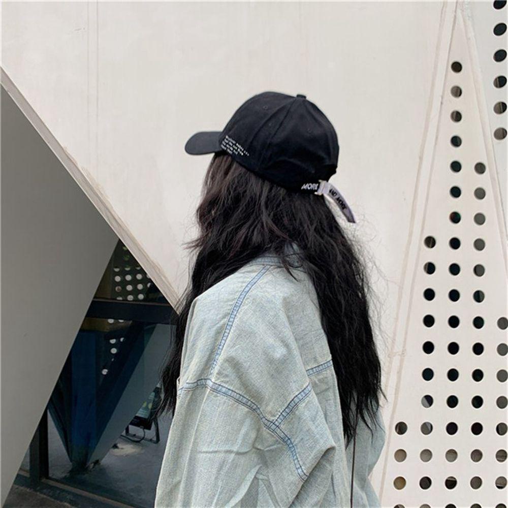 QQMALL Mũ Lưỡi Trai Cotton Phong Cách Hip Hop Hàn Quốc Cá Tính Cho Nam