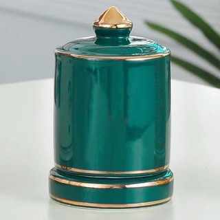 hũ ,lọ đựng tăm gốm sứ câo cấp(có sẵn)
