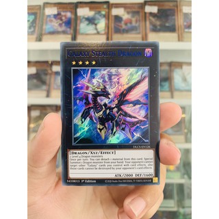 Thẻ Bài Lẻ YugiOh! Mã DLCS-EN126 - Galaxy Stealth Dragon - Ultra Rare (Blue) - 1st Edition