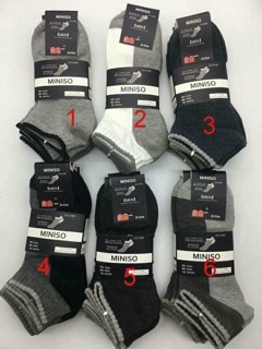 tất nam nhật MINISO(lố 10 đôi)