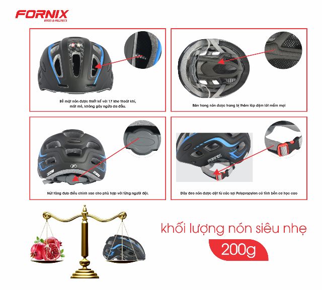 Mũ bảo hiểm Fornix Fox