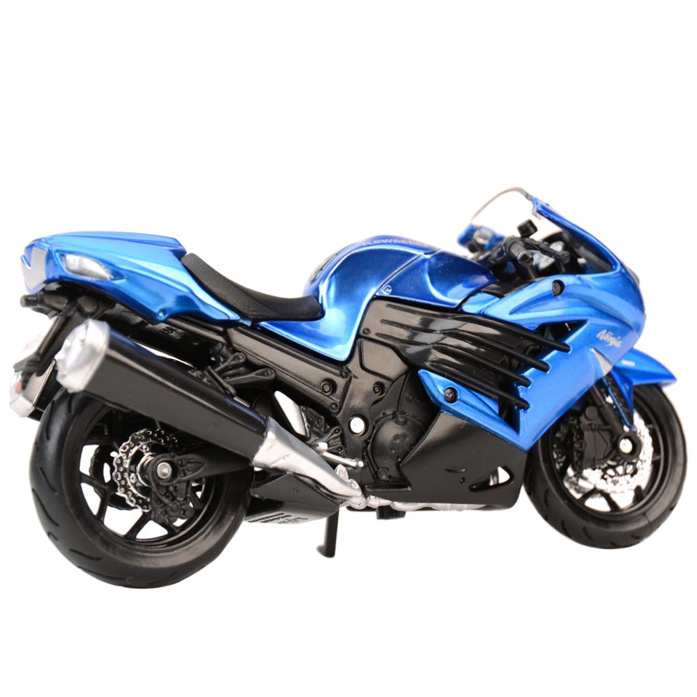 Maisto 1:18 Kawasaki Ninja ZX-14R Die Cast Đồ chơi mô hình tĩnh mô tô sưu tầm