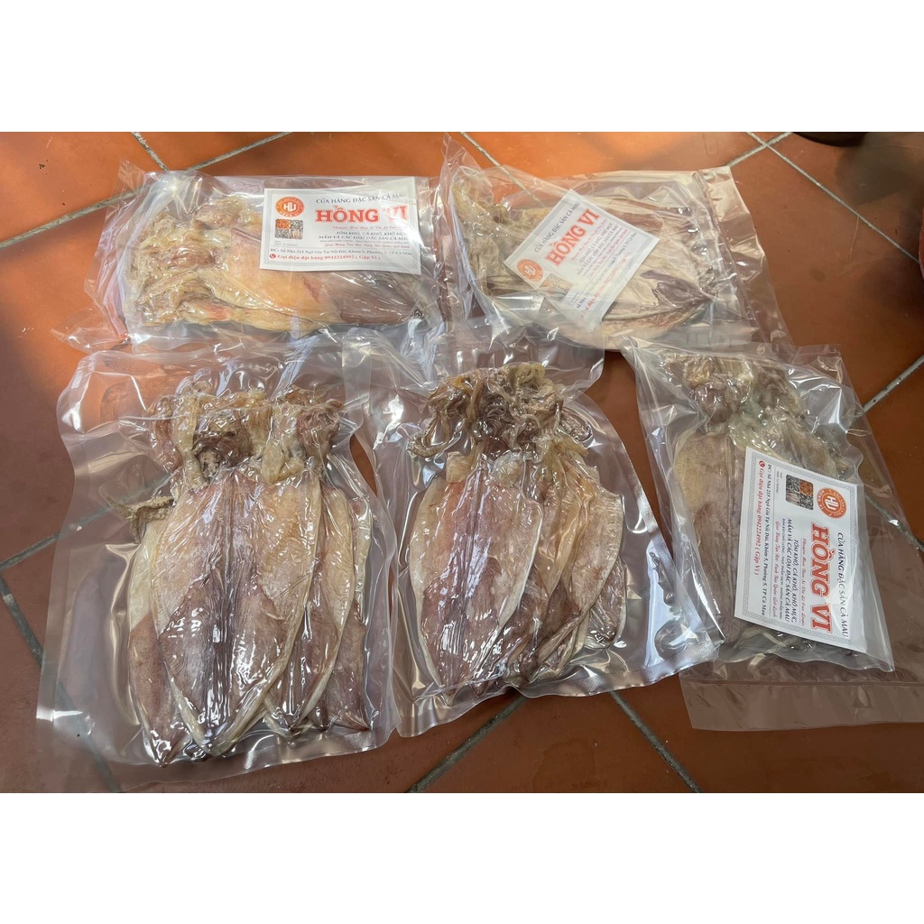 KHÔ MỰC CÀ MAU SIZE 30CON/KG