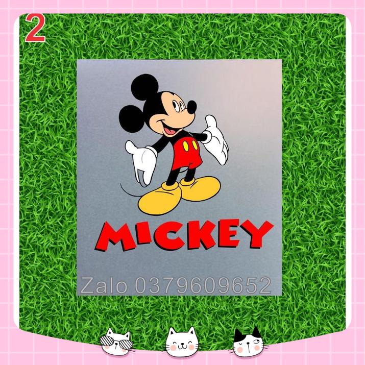Hình in chuột Mickey đáng yêu ép lên áo dễ dàng bằng bàn là,bàn ủi