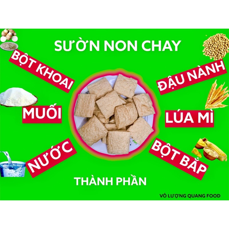 [HÀNG BÁN CHẠY]  Sườn non chay cao cấp công nghê nhật bản 1kg/90k, sườn màu trắng vàng.Sản xuất tại Việt Nam..!! | BigBuy360 - bigbuy360.vn