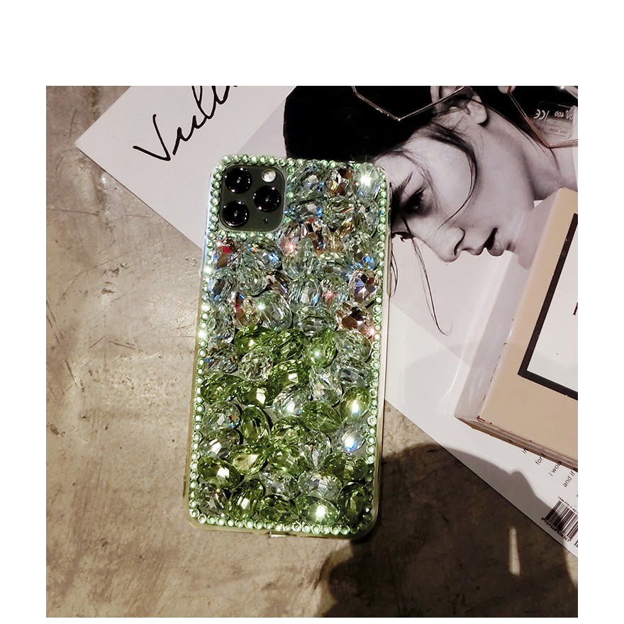 Ốp Điện Thoại Đính Kim Cương Giả Lấp Lánh Cho iphone 14 13 11 pro max xs max xr x 8 7 6 6s plus se 2020 12 iphone 11 Thời Trang