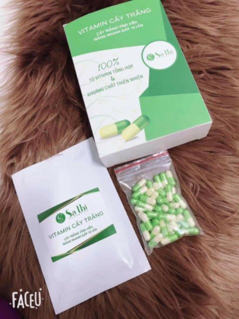 Gói 10 Viên Vitamin Cấy Trắng Sa Thị