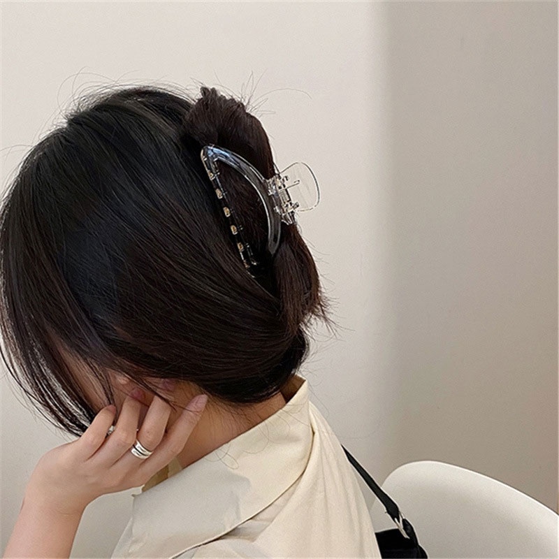Kẹp tóc càng cua cỡ lớn phong cách Hàn Quốc thời trang dành cho nữ