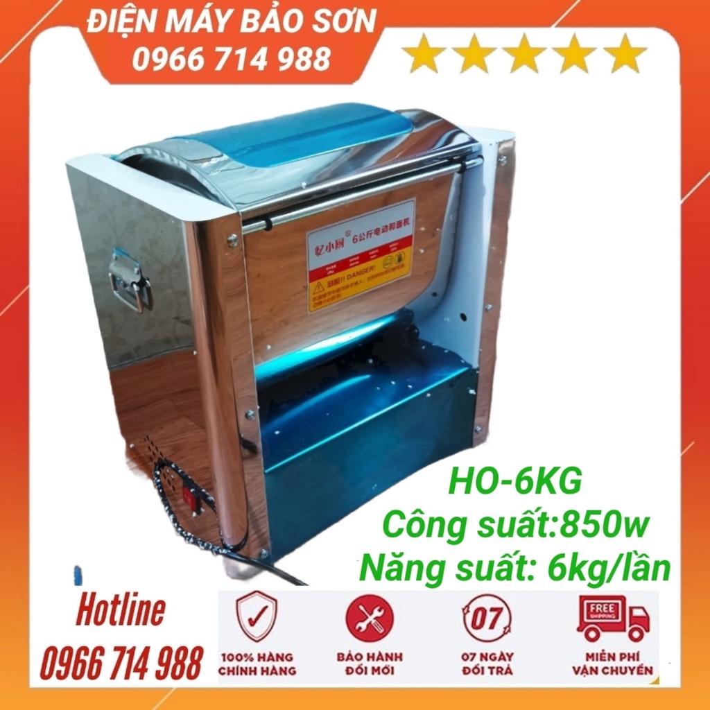 MÁY TRỘN BỘT HO-6KG CÔNG SUẤT 850W MÁY NHÀO BỘT MÁY TRỘN THỰC PHẨM ĐA NĂNG BẢO HÀNH 12 THÁNG