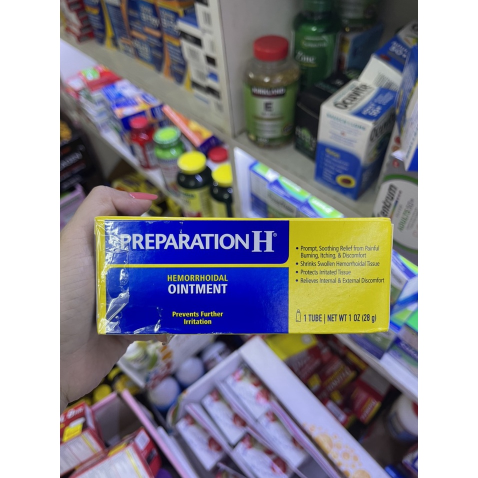 Kem trĩ❤Kem bôi Trĩ Preparation H Hemorrhoidal Ointment 57g của Mỹ