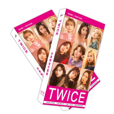 postcard ảnh nhóm nhạc hàn quốc Twice