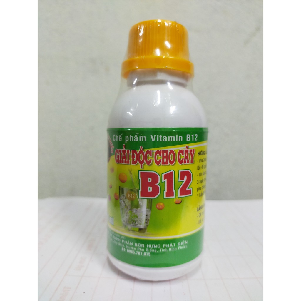 Vitamin B12  giải độc cho phong lan,cây cảnh