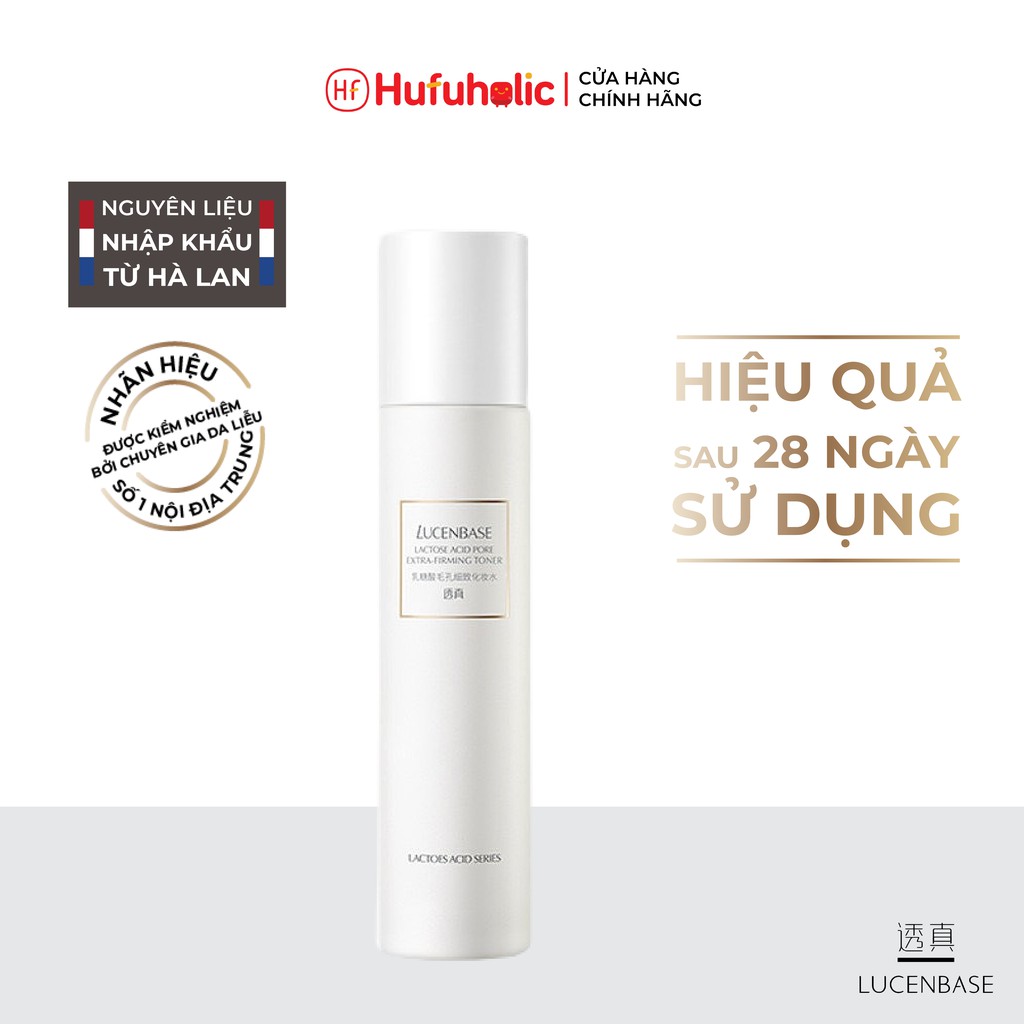 Toner Lactose Acid LUCENBASE nước hoa hồng se lỗ chân lông mịn da LACTOSE ACID PORE EXTRA-FIRMING TONER 120ml LUCB53