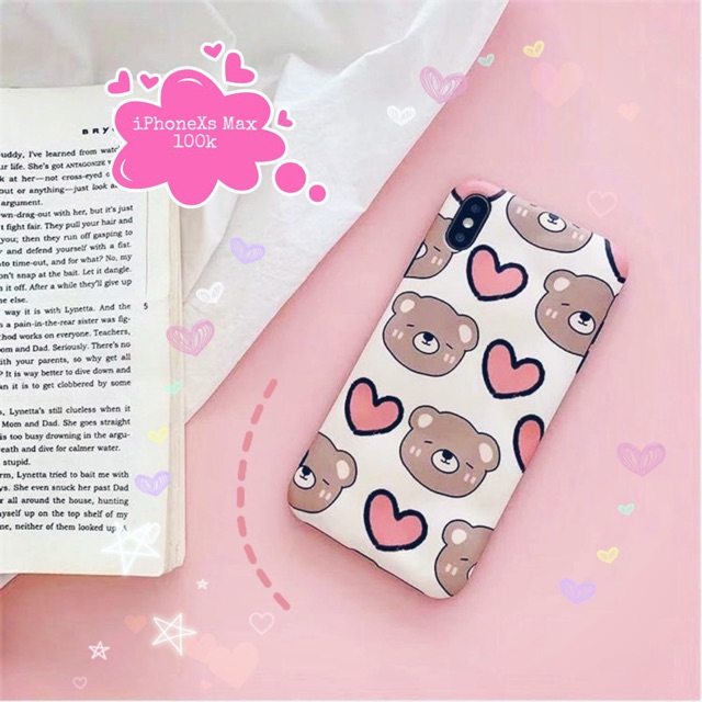 Ốp nỗi gấu và thỏ iPhoneXs Max