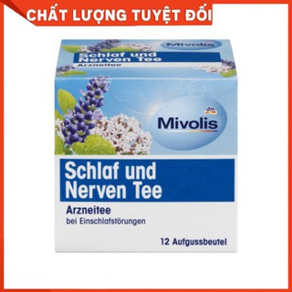 Trà thảo dược dễ ngủ Mivolis Schlaf und Nerven Tee