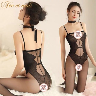 Đồ ngủ ren lưới body liền thân sexy gợi cảm
