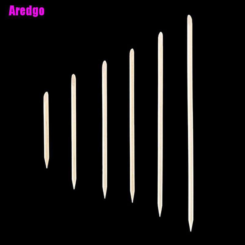 [Hàng mới về] Set 100 que gỗ hỗ trợ làm móng đa năng tiện dụng