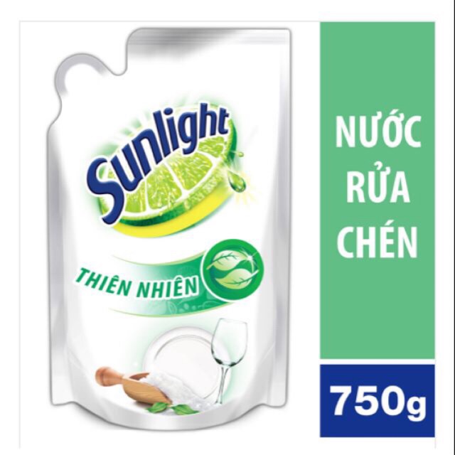 Nước Rửa Chén Sunlight Túi 750ml Hương Thiên Nhiên