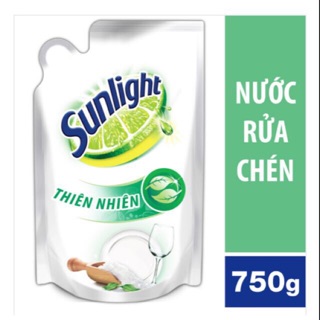 Nước Rửa Chén Sunlight Túi 750ml Hương Thiên Nhiên