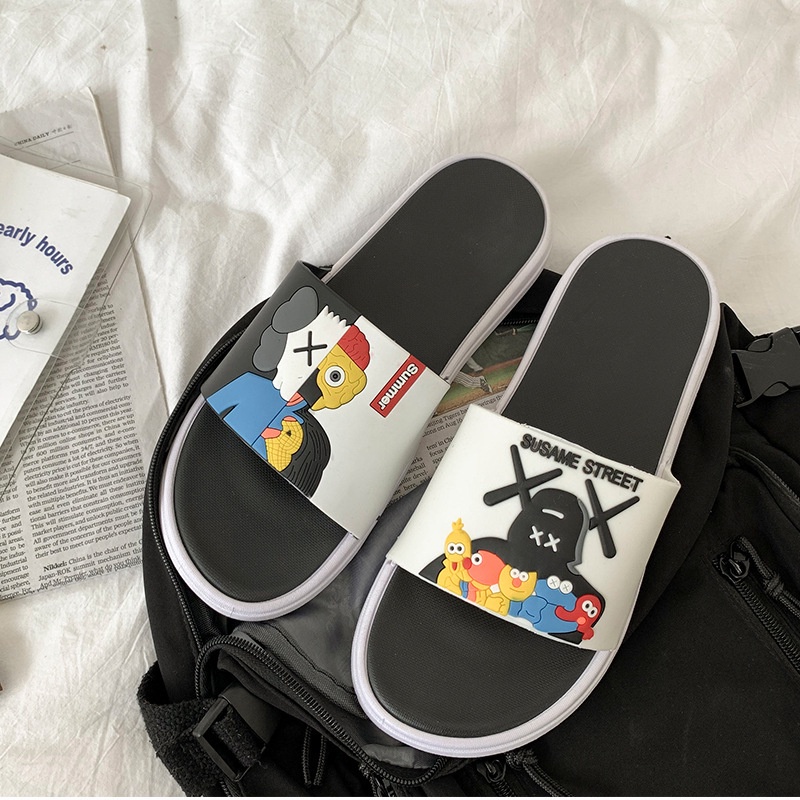 Dép đôi nam nữ quai ngang unisex Kaws x Susame V2 thời trang ulzzang Hàn Quốc TH-89