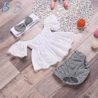 Set Đồ 3 Món Thời Trang Cho Bé Gái Sơ Sinh