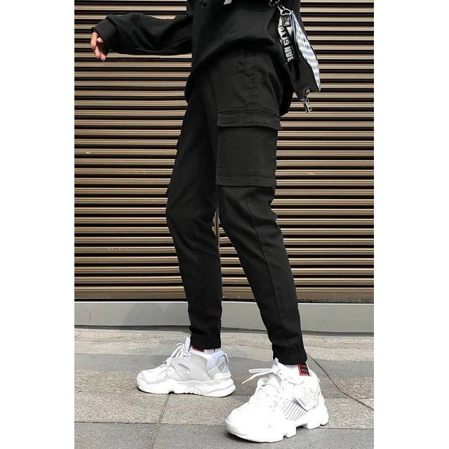 &lt;FREE SHIP&gt; Quần túi hộp nam chất vải kaki trơn dày dặn y hình (THtron)