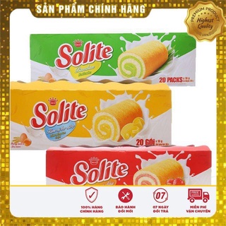 Bánh bông lan cuốn solite 360g kinh đô