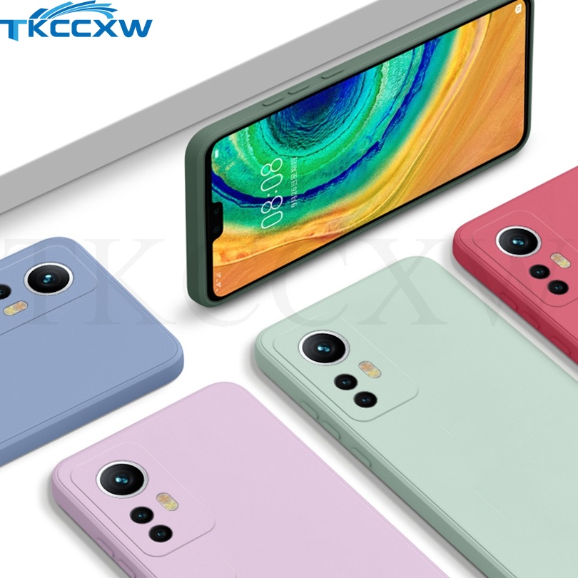 Ốp Điện Thoại Silicon Dẻo Chính Hãng Chống Sốc Dành Cho Xiaomi Mi 12 Lite Redmi 10A 10C Redmi Note 11T Pro+ Poco F4 GT