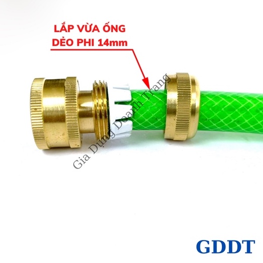 Bộ khớp nối nhanh đầu vào máy rửa xe, Khớp đồng nối nhanh dây cấp nước vào máy rửa xe, phụ kiện máy rửa xe