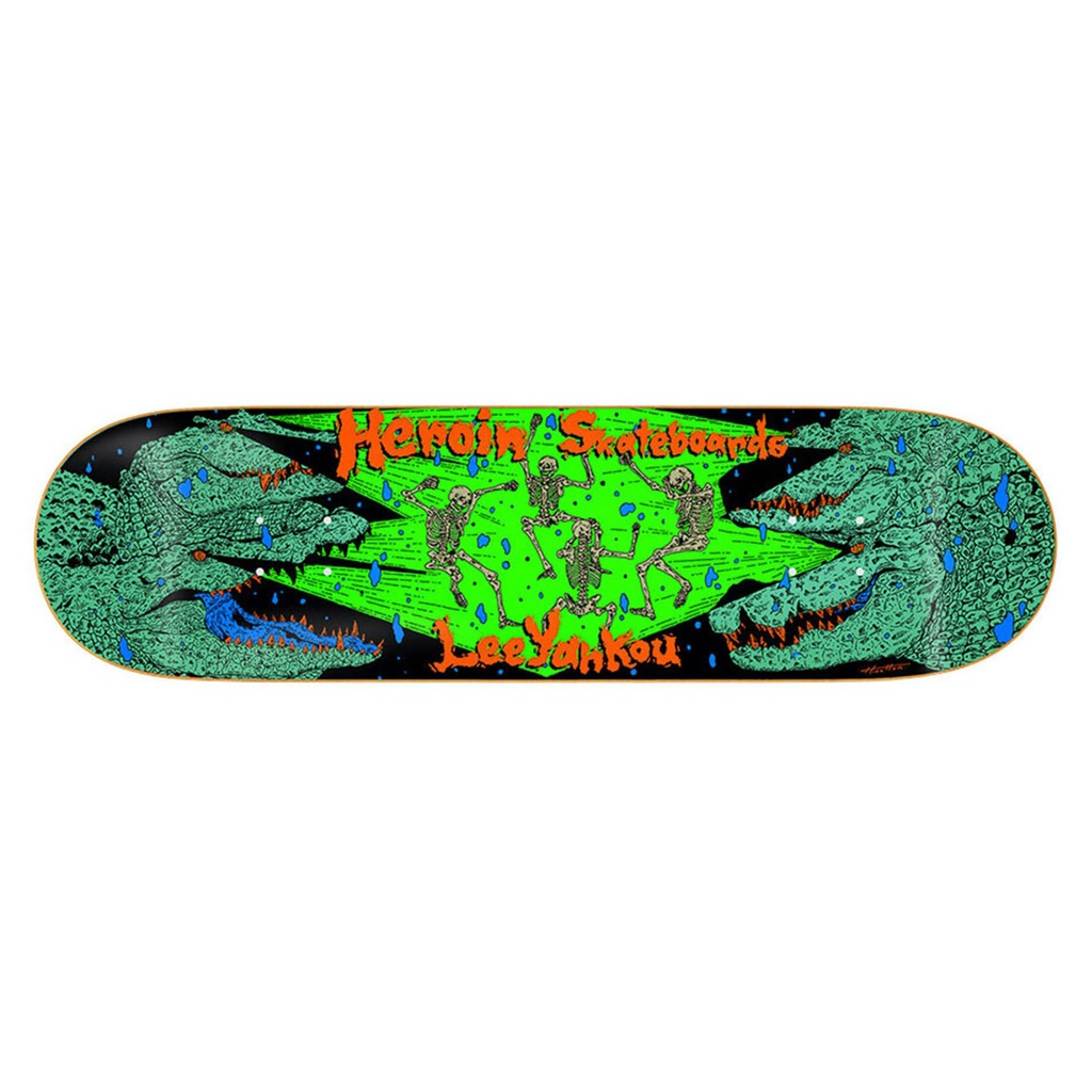 Mặt Ván Trượt Skateboard HEROIN LEE YANKOU CROC DECK 8.25