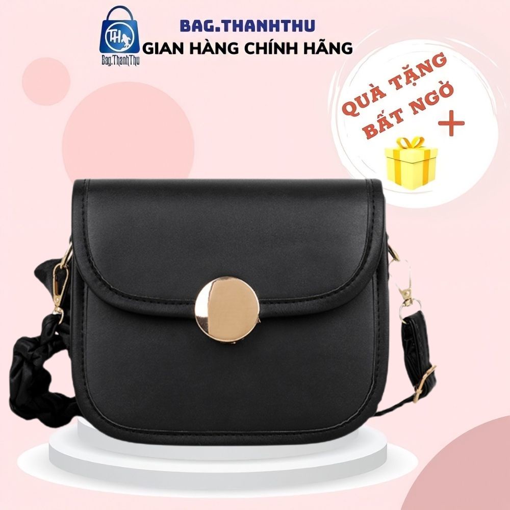 Túi đeo chéo nữ Bag.Thanhthu khoá tròn vàng 574