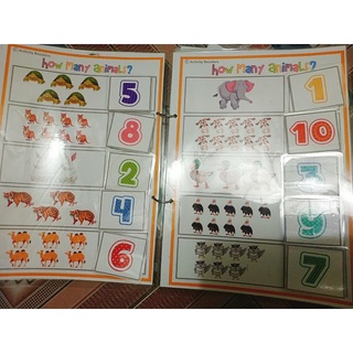 combo học liệu bóc dán, matching