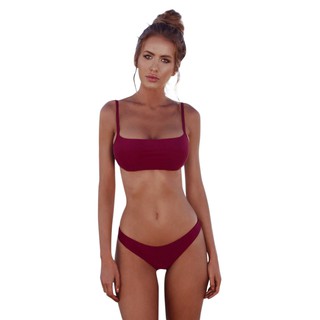 Bikini Phối Dây Phong Cách Brazil